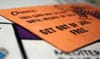 A Monopoly "Get Out of Jail Free" card