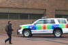 A NYPD squad car decorated for Pride Month.