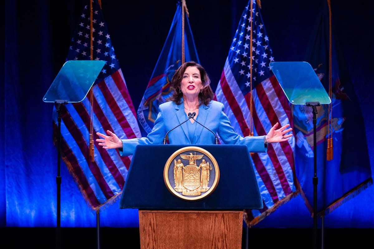 Governor Hochul Shows Off Her Guns at 2026 State of the State