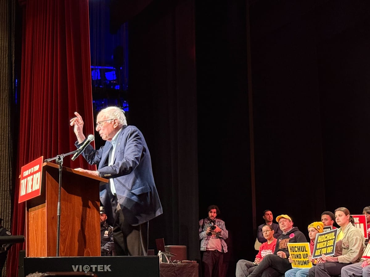 Bernie to Hochul: I Am Once Again Asking You to Tax the Rich